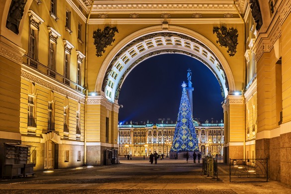 Nouvel An à Saint-Pétersbourg