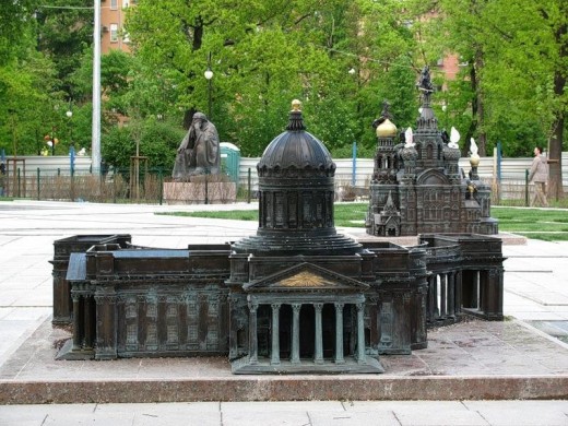 La copie de la Cathédrale de Kazan
