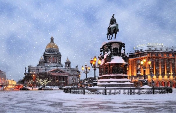 Noël romantique d'un Voyage à Saint-Petersbourg