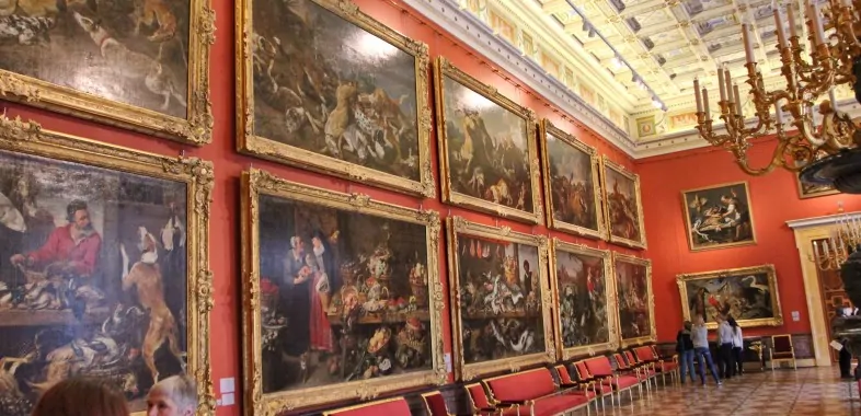 exposition de tableaux au musée de l'Ermitage